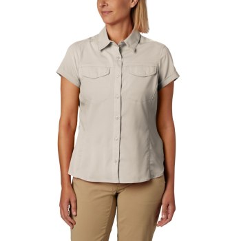 Dámské Košile Columbia Silver Ridge Lite Short Sleeve Plus Size Hnědožlutý AEDWTI053